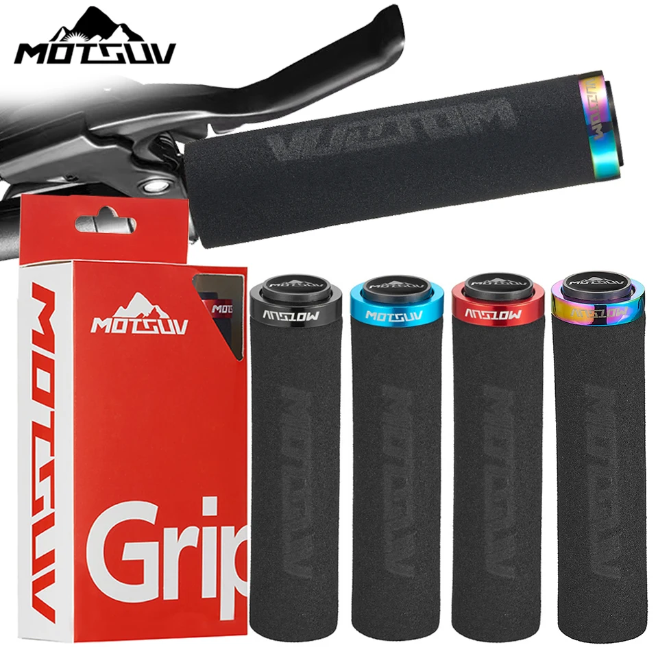 Mountain Bike Handlebar Grip Soft Rubber MTB Grips Anti-skid Comfortable Lockable Bicycle Grips Ultralight Bike Parts 1 Pair bicycle handlebar grips bike handlebar grips bike handle grips