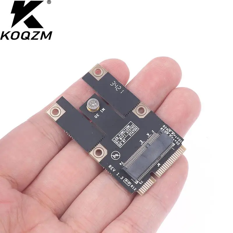 

1Pcs M.2 NGFF Wifi Adapter M2 Ngff Key A+E to Mini PCIE Express WiFi Converter Card Wireless Network Card