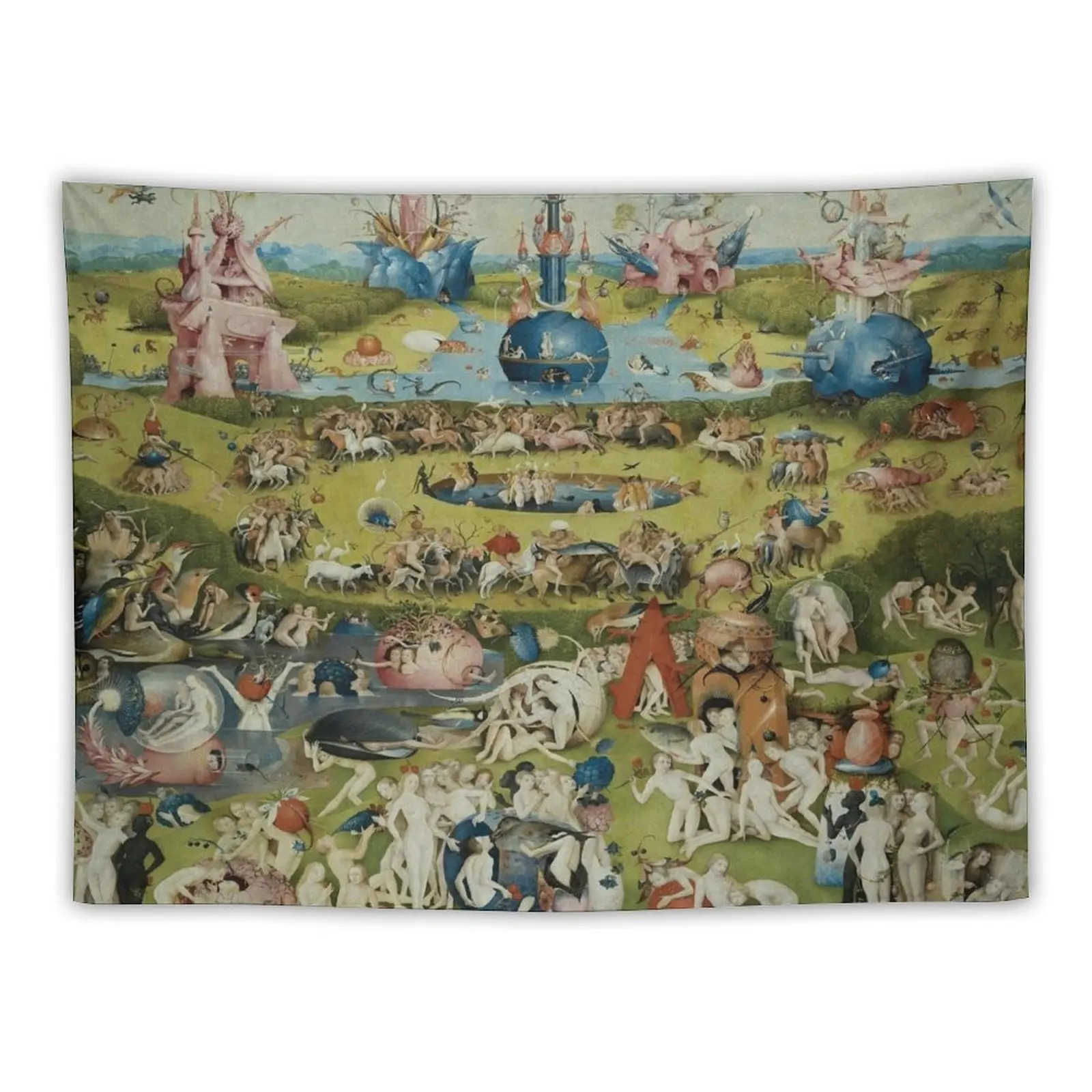 

The Garden of Earthly Delights Tapestry Anime Decor Room Ornaments Mushroom Tapestry