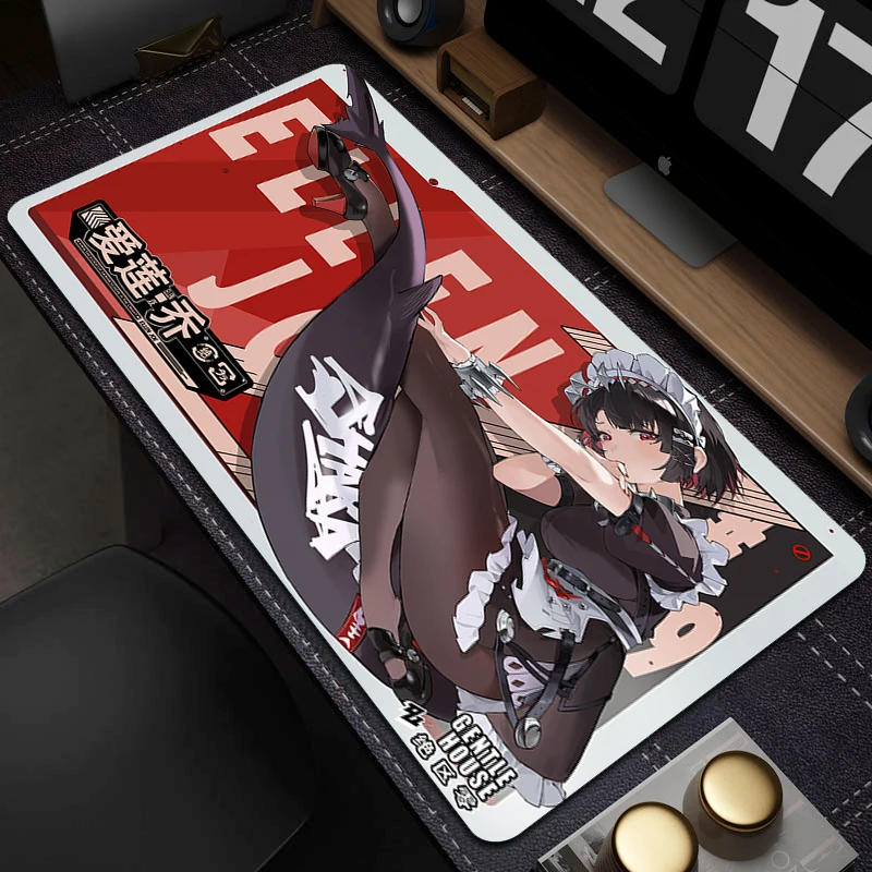 Zenless Zone Zero Jane Doe Gaming Mousepad Gamer Non-Slip Computer Desk Mat HD Print Desk Pad