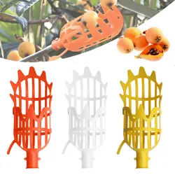 Vibrant Multi-Color Garden Fruit Picker Basket - Orange