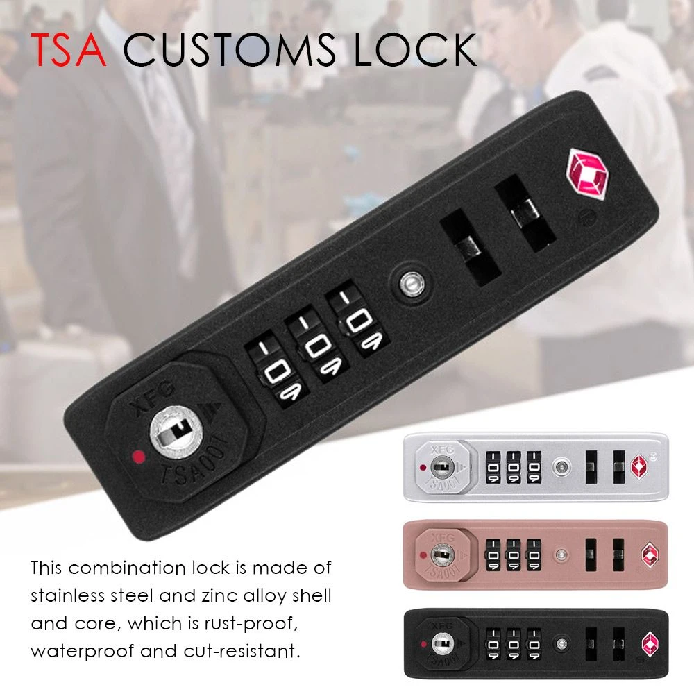 Padlock Luggage Protection Security Antitheft Safely Code Lock 3 Digit
