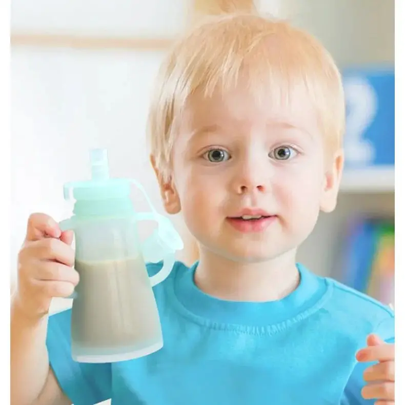 New Reusable Silicone Breast Milk Storage Bag Leak-proof Suckable Juice BPA Free for Baby Feeding Food Storage bottle baby food storage containers,food pouch,breastmilk storage bags