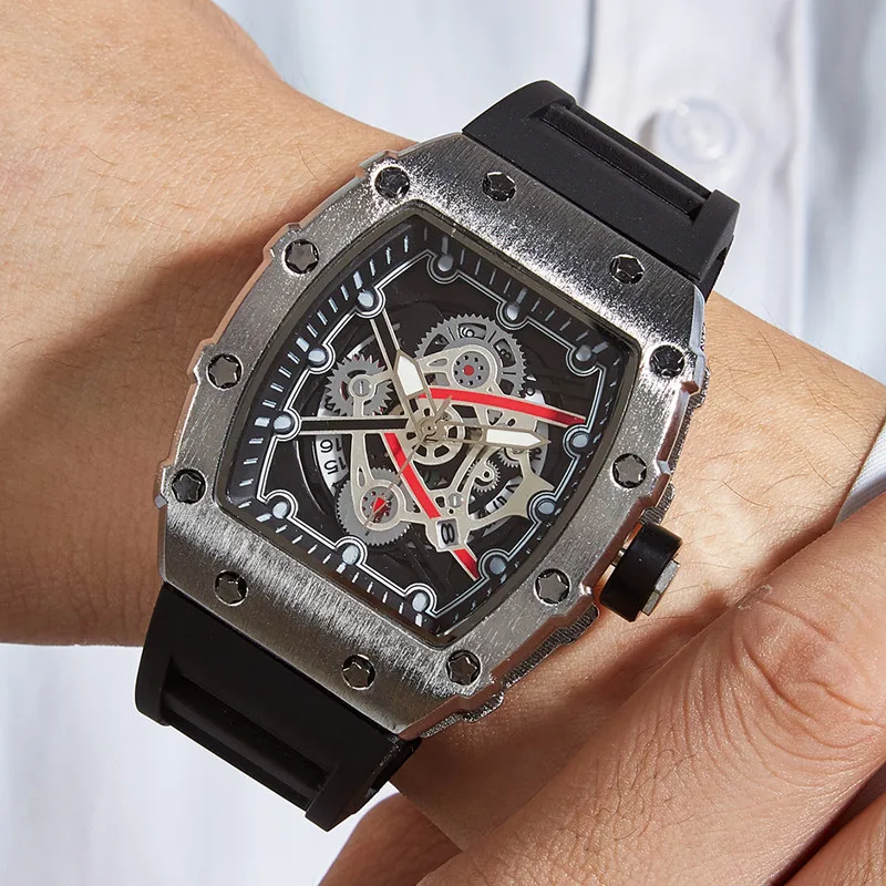 Hollow Quartz Men’s Wristwatch Fashion High-end Waterproof Male Watches Automatic Casual Sports Business Watch for Man