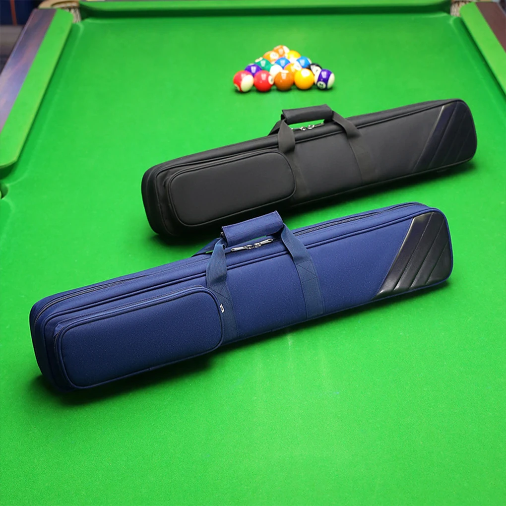Pool cue bag detail stitching