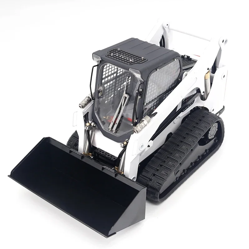 New JD-165 1/14 Remote Control Hydraulic Skid Steer Loader SM770 RC Crawler Bobcat Engineering Vehicle 3