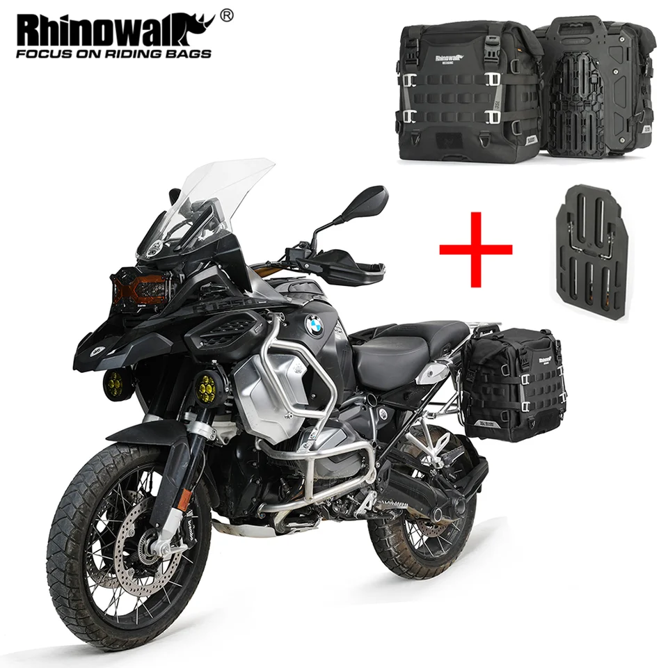 Motorcycle Saddlebags Rhinowalk Motorcycle Quick Release 35l