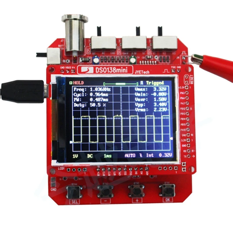 Dso138mini Digital Oscilloscope Kit DIY Learning Pocket-Size DSO138 Upgrade 4