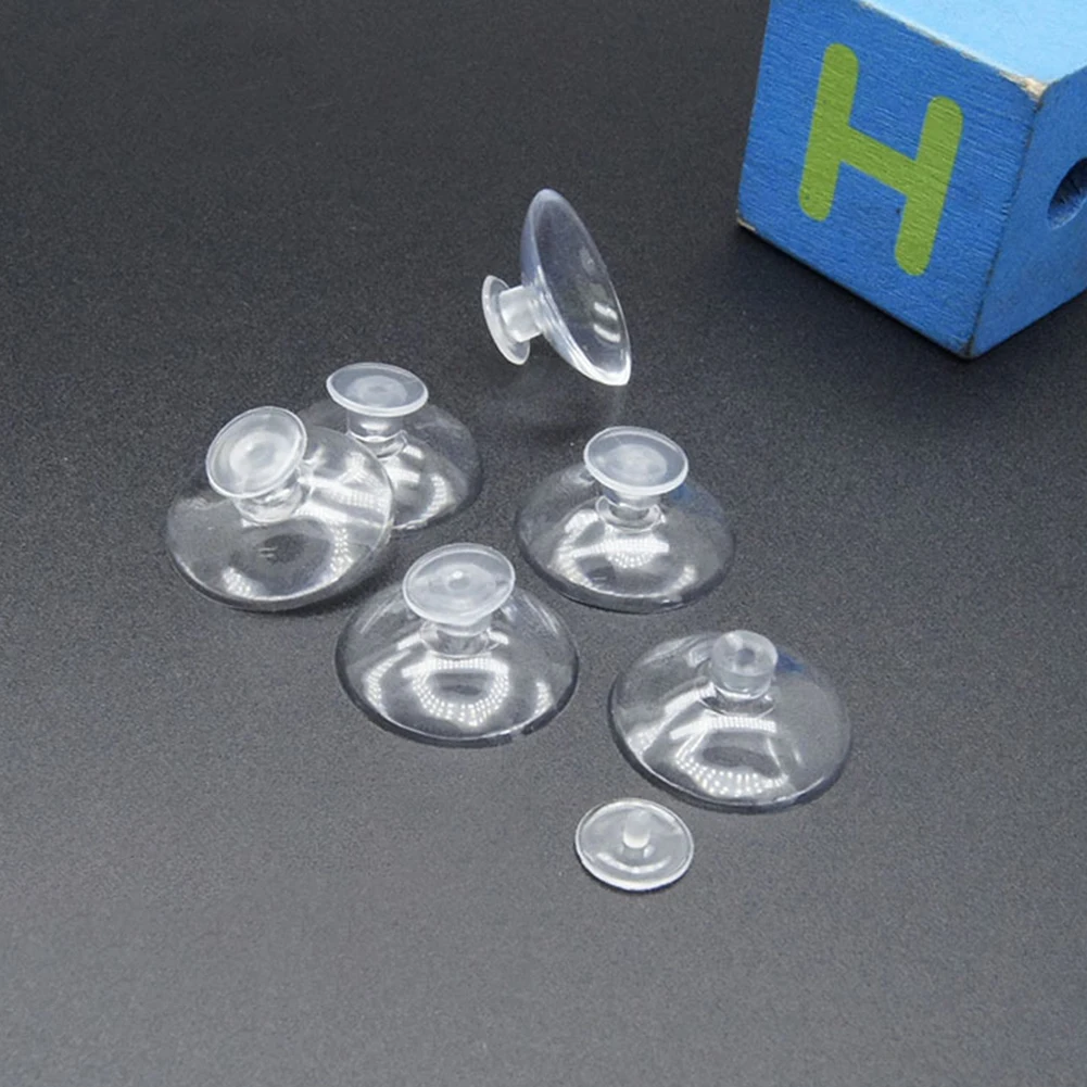 

Suction Sucker Plastic Rubber Tack Suction Cups Thumb With Tacks 10* Plastic Pushpin 10*Suction 10PCS 45mm Clear