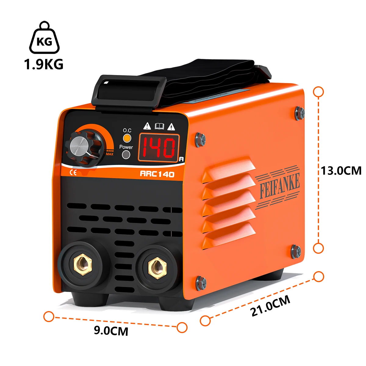 FEIFANKE ARC140 Mini 120A 110v/220v Welding Machine MMA MIG TIG Welder Flux Core Welder for Carbon Steel Stainless Steel 3