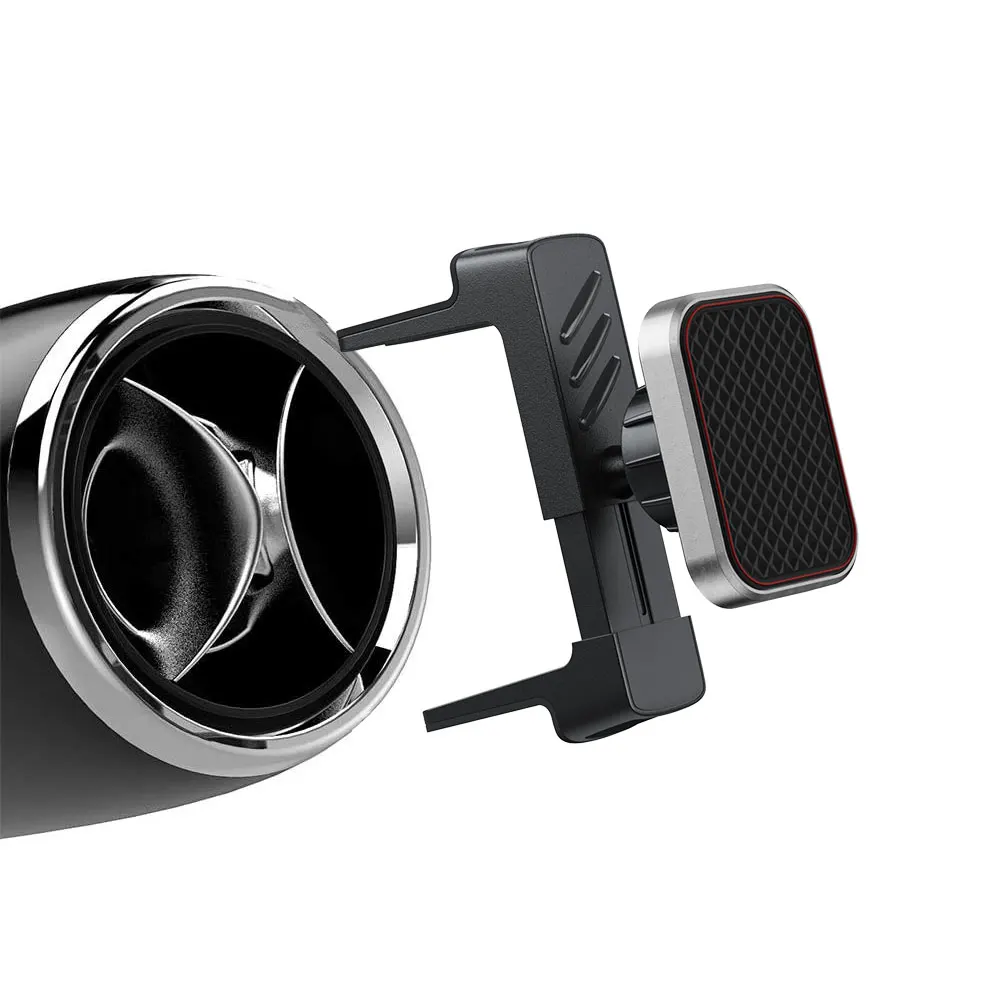Universal Magnetic Car Air Vent Clip Cellphone Stand with 6 Magnets