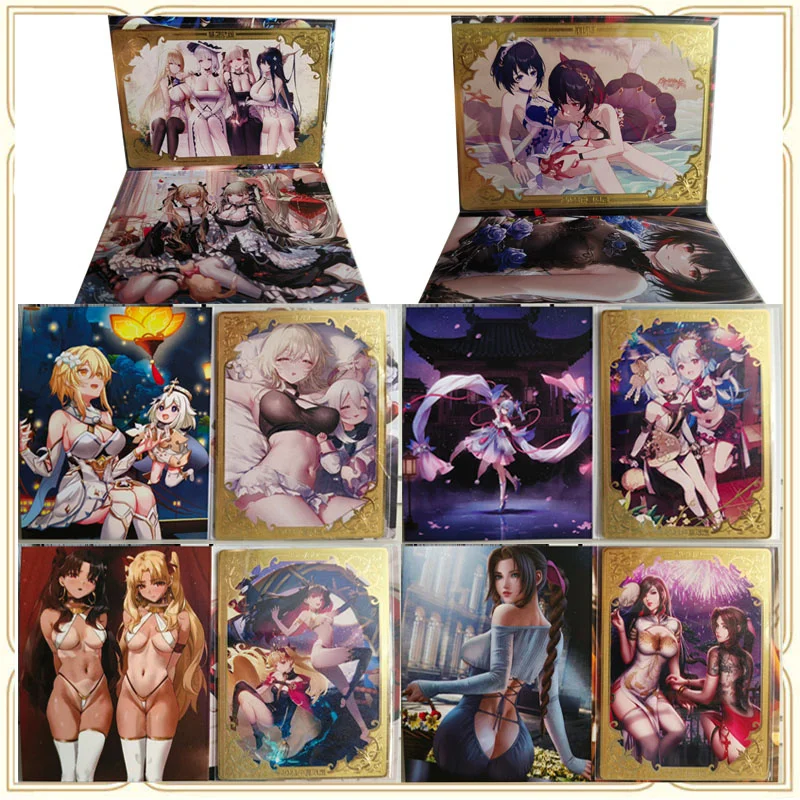

Аниме DIY ACG металлическая Сексуальная карта Noshiro Sakurajima Mai Hatsune Miku боевая игра Коллекционная карта
