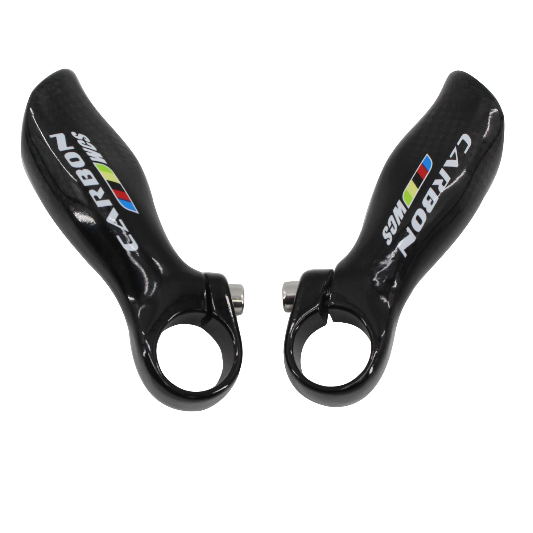 Neue Ergonomie Design Mountainbike 3K Full Carbon Fiber Bar Ends Kleine Hilfs Lenker Carbon Fahrrad Bar Ends rest bar – Detail 8