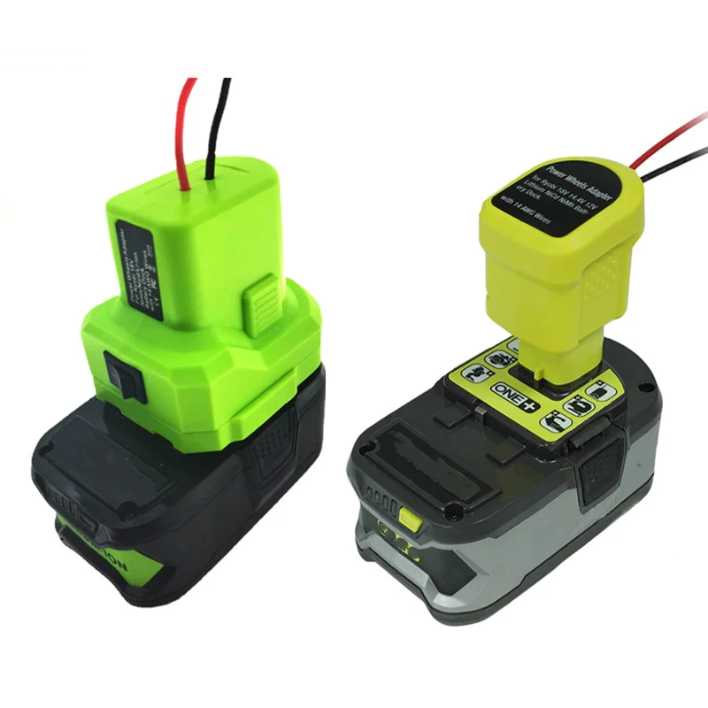 AdapterForRyobi18VNimhNicdLiionBatteryDIYPowerWheelsAdapter