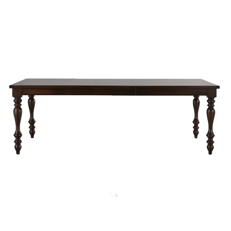 

American dining table North American black walnut dining table White wax wood conference table Long table Work table