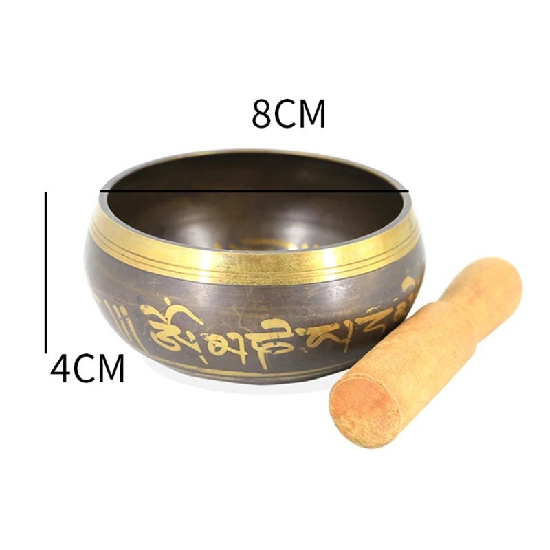 Nepal Tibetan Sing Bowl Himalayan Buddhist Yoga Meditation Tibetan Chanting Bowl Bronze Chime Ear Picking buddha sound bowl stainless steel bowl