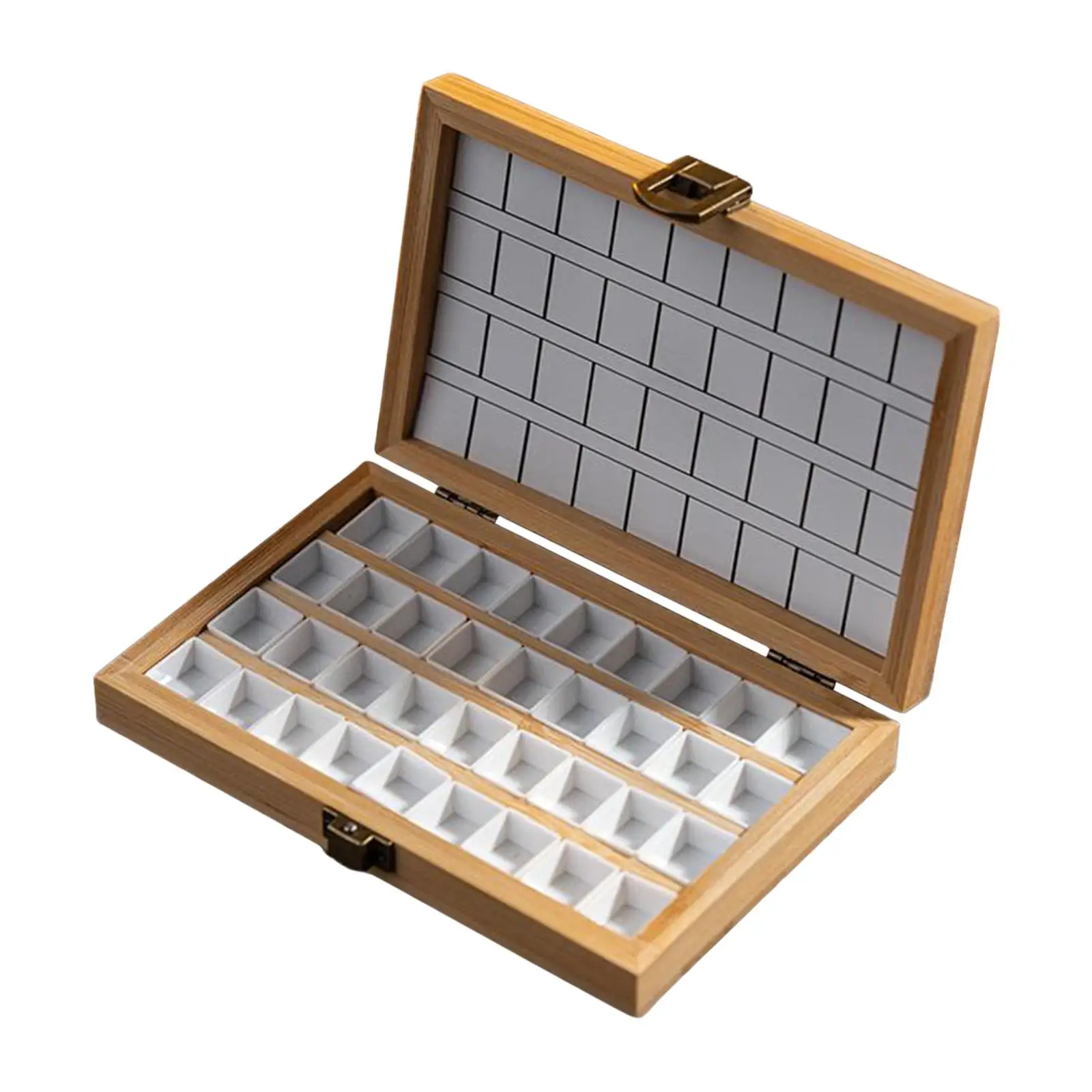 Empty Watercolor Palette Paint Container Paint Tray Box for Artists Painters