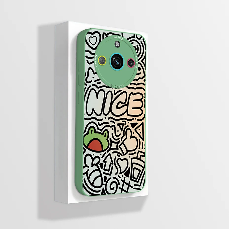 Stylish Shockproof Phone Case - Painted Design