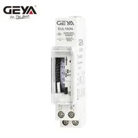GEYA SUL180N 15 Minutes Mechanical Timer 24Hours Programmable Din Rail Time Switch Timer Relay 16A 85~250VAC 2