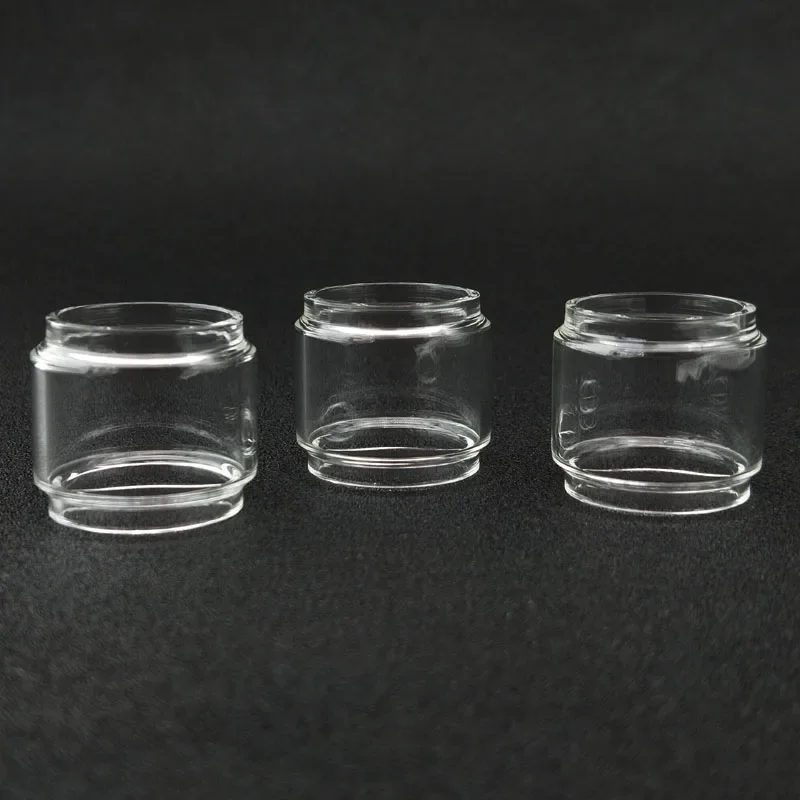 5pcs/lot Vandy kylin mini 5ml Tank Glass Extended Tube Fat Boy Convex Replacement Bulb Bubble Tubes