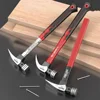 Multifunctional Hammer DELIXI Genuine Fiber Claw High Carbon Steel Hammer Handle Woodworking Nail Pulling and Hammering Tools 5
