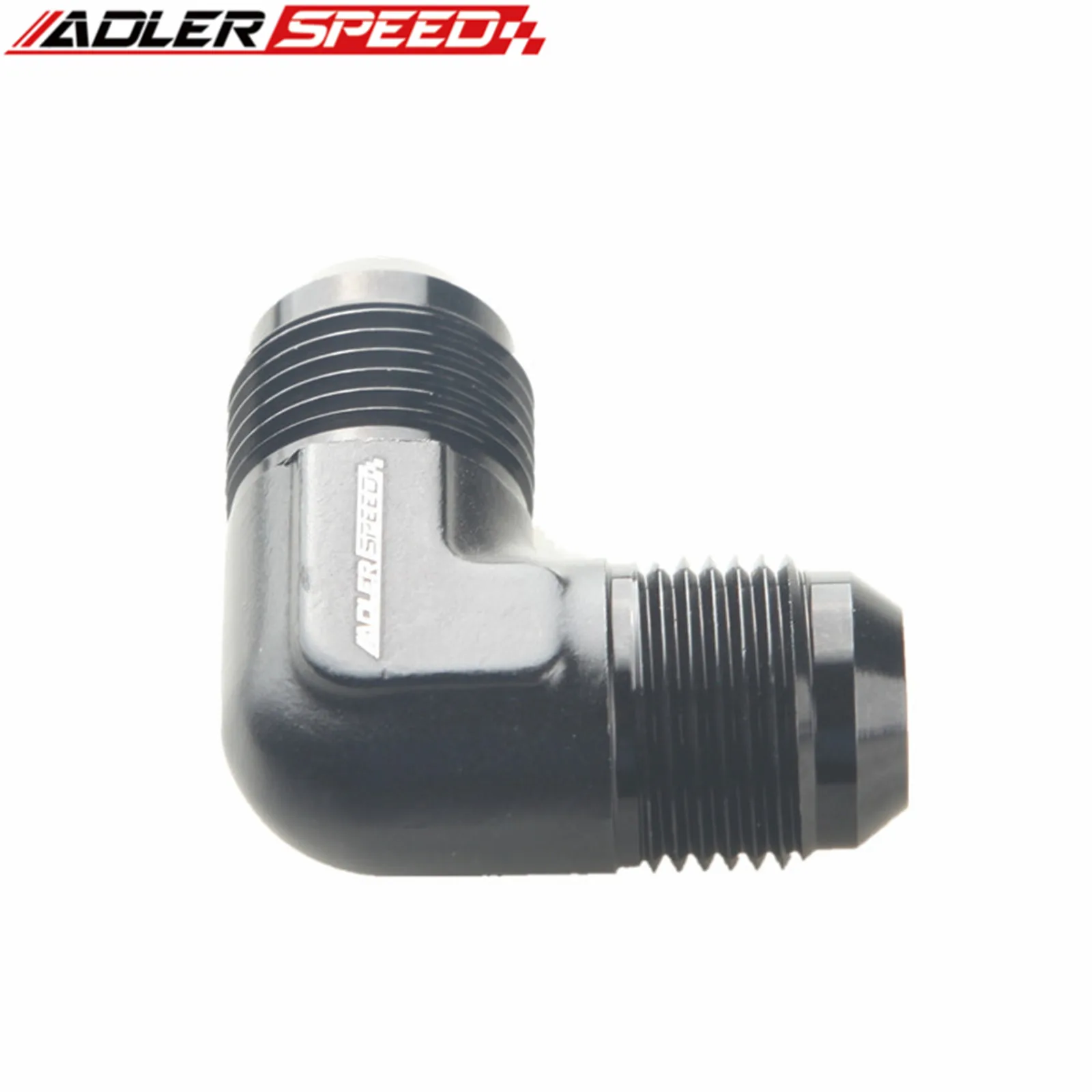 ADLERSPEED AN3 AN4 AN6 AN8 AN10 AN12 90도 남성 플레어 유니온 연료 연결 어댑터