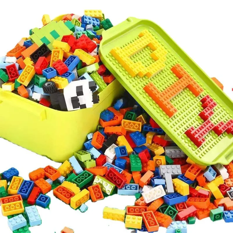 Kinderspiel zeug kompatibel mit Lego Single Shape 2*8 2*6 Punkte Big Brick DIY 200g/300g/g – Detail 21
