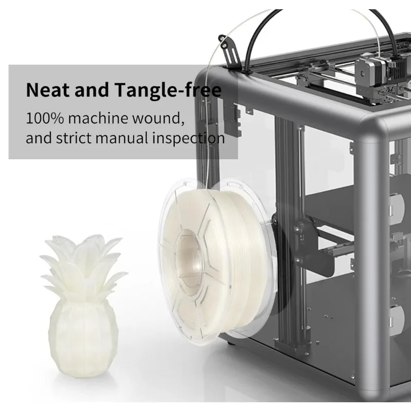 Clear PLA Filament 1.75mm High Light Transmittance Transparent PLA Filament 1kg(2.2lbs) Spool Dimensional Accuracy &plusmn;0.02mm 3d printer filaments 3d pen filament