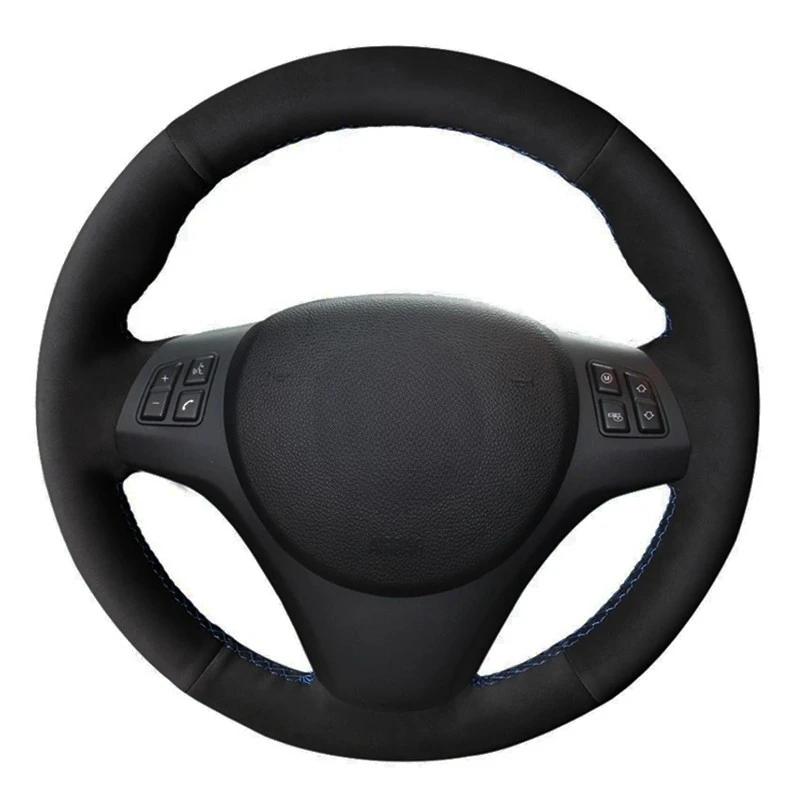 Coprivolante Per Auto Fai Da Te Fai Da Te Cucito A Mano Morbido Camoscio Nero Per Bmw M Sport 3 Serie E91 320I 325I 330I 335I M3 E90 E92 E93