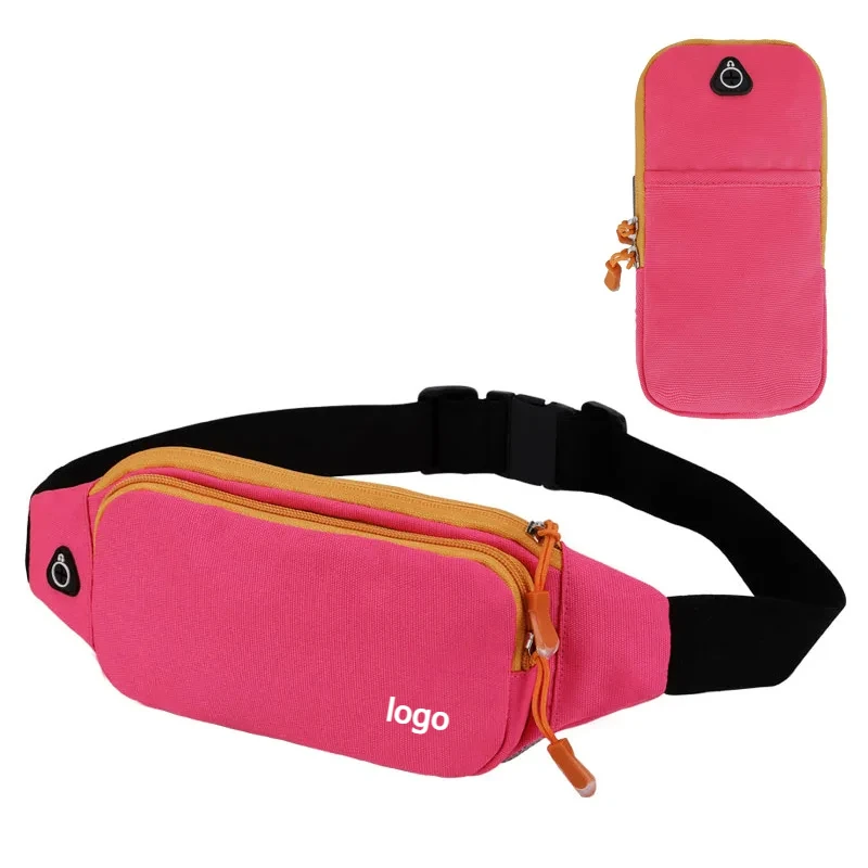 

LO Running Mobile Phone Arm Bag Chest Bag Solid Color Men's Sports Fitness Universal Wrist Women's Mobile Phone Bag