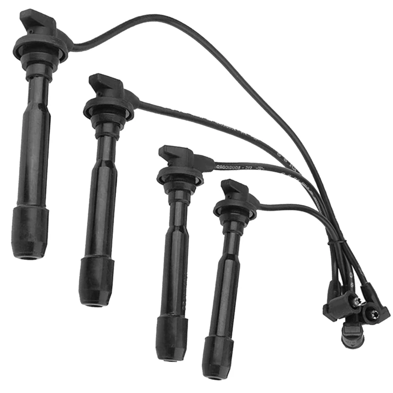 4Pcs Spark Plug Cable Set for Hyundai Elantra Tucson Tiburon Coupe 2.0L 27501 23B70 AliExpress