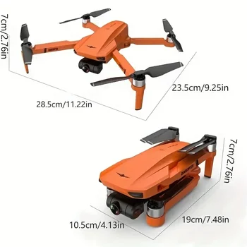 KF102 4K HD GPS Drone with Dual Camera 2-Axis Gimbal Optical Flow WiFi FPV, Foldable Quadcopter Toy for Adults and Kids 3