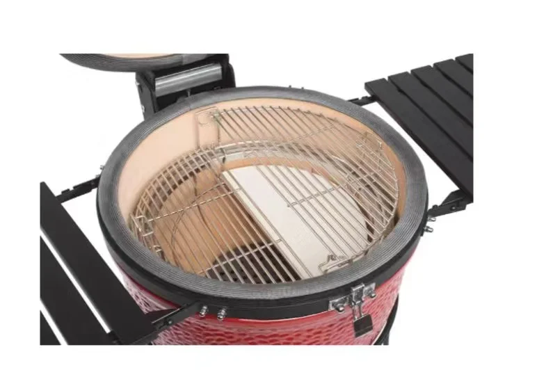 Heying High Quality Extra Large 23.5 Inches Ceramic Barbecue Grill Outdoor Charcoal-burning Kamado 4