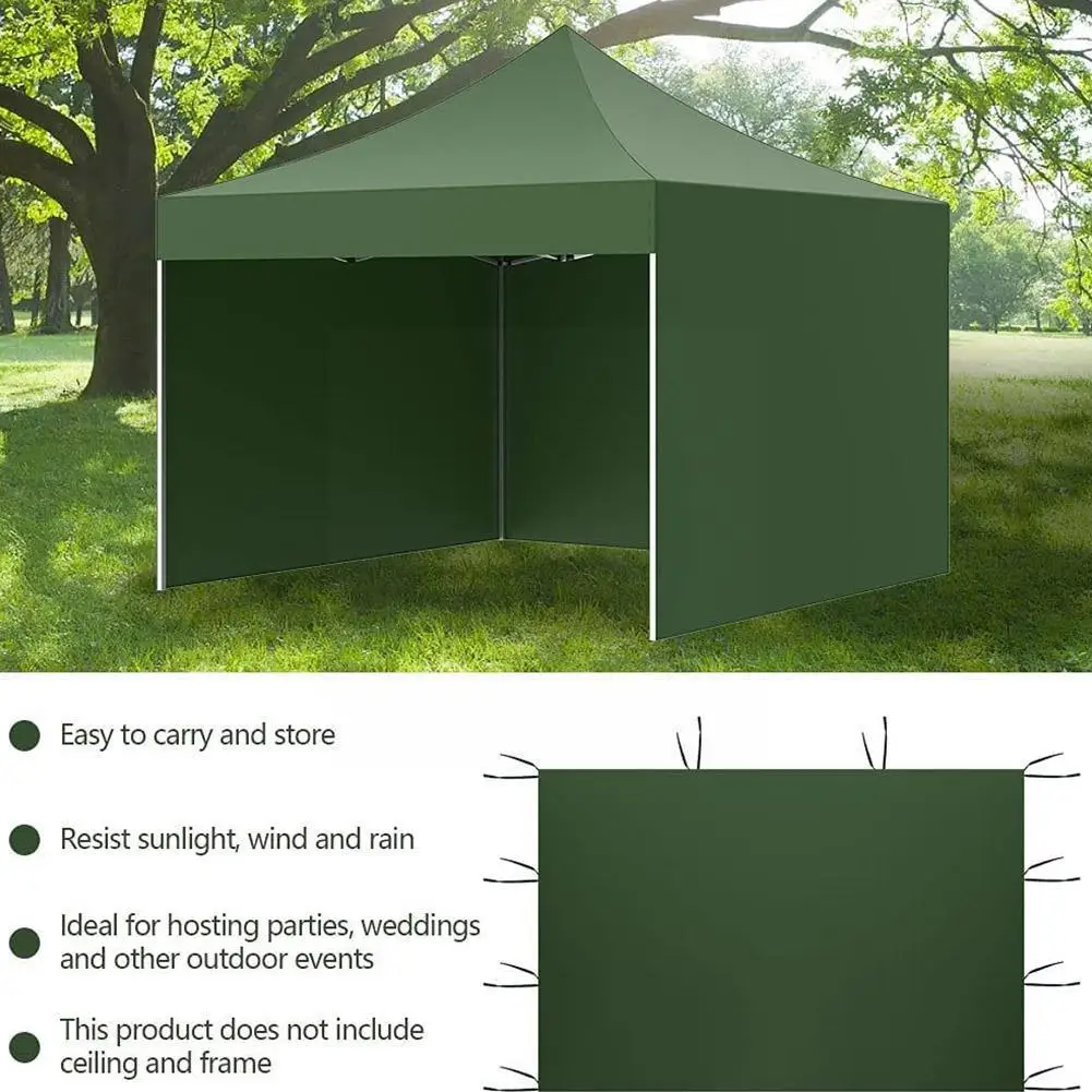 Rainpro-Outdoor Portátil Oxford Tenda de Pano, Sem Canopy Quadro Sombra, Abrigo do jardim, Tendas laterais impermeáveis, 3x2m, M6Q9