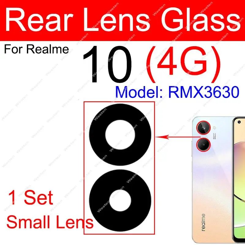 Rear Camera Lens Glass with Adhesive Replacement