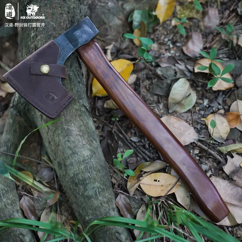 HX OUTDOORS Hunting Multifunctional Axe Rescue Camping Artillery Fire Rescue Hammer Tactical Axes Wood Handle