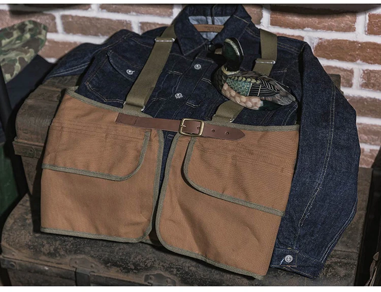 Bronson 1930's Duck Hunting Vest Outdoor Men's Function