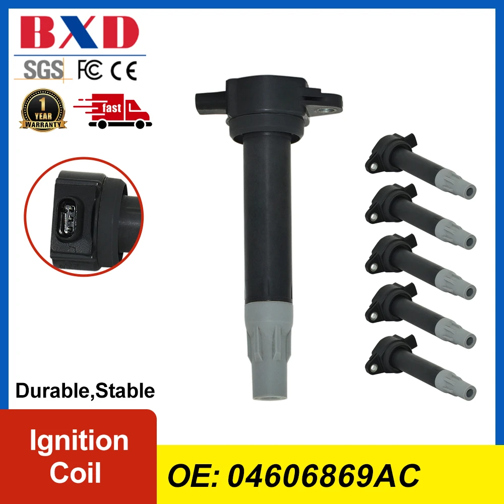 Bobina Di Accensione 1/6Pcs 04606869Ac Per Dodge Journey Avenger, Jeep Compass Patriot, Chrysler 200 Accessori Per Auto Ricambi Auto