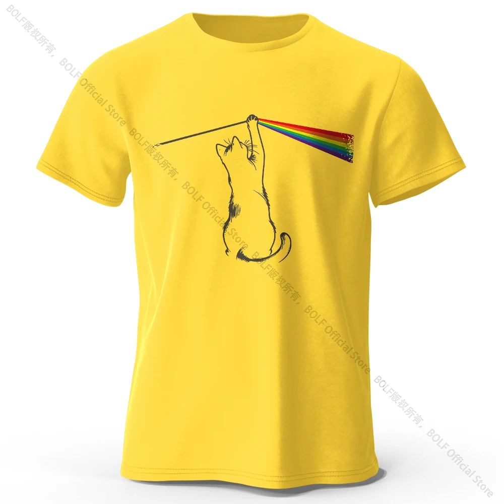 Artistic Cat Portrait Cotton T-Shirt – Soft, Unisex Creative Tee