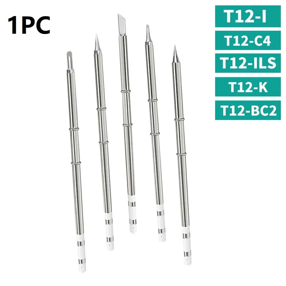 

Soldering Iron Tip T12 Lead-free T12-ILS T12-K T12-I T12-BC2 T12-C4 For 951 950 942 Welding Bench Spot Welding Disassembly Tool