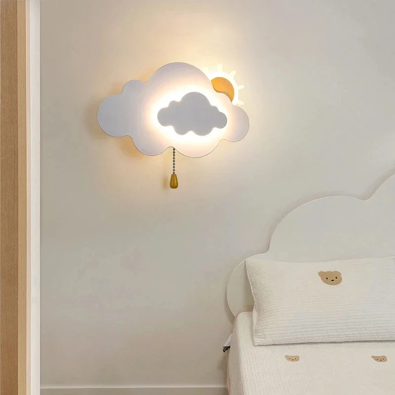 

7W Bedroom Indoor Wall Lamp LED Modern Minimalist Children's Nursery Art Design Score Wall Corridor Decoration Bedside Lamp