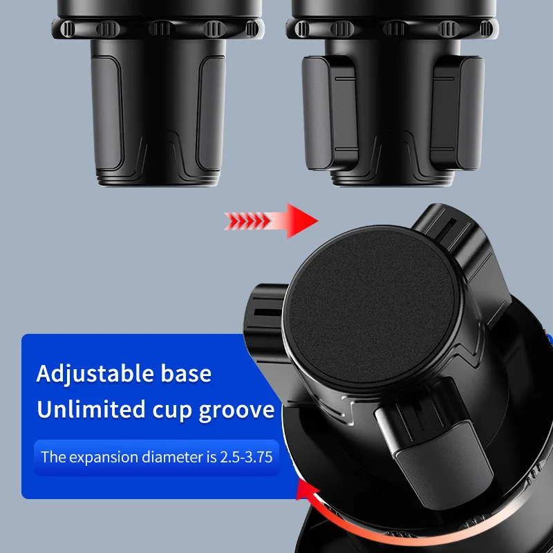 Rotating Fixation of Car Water Cup Groove Dinner Plates Coffee Water Cup Holder on-board Drinks Coffee Pot Cup Plate Set Holder