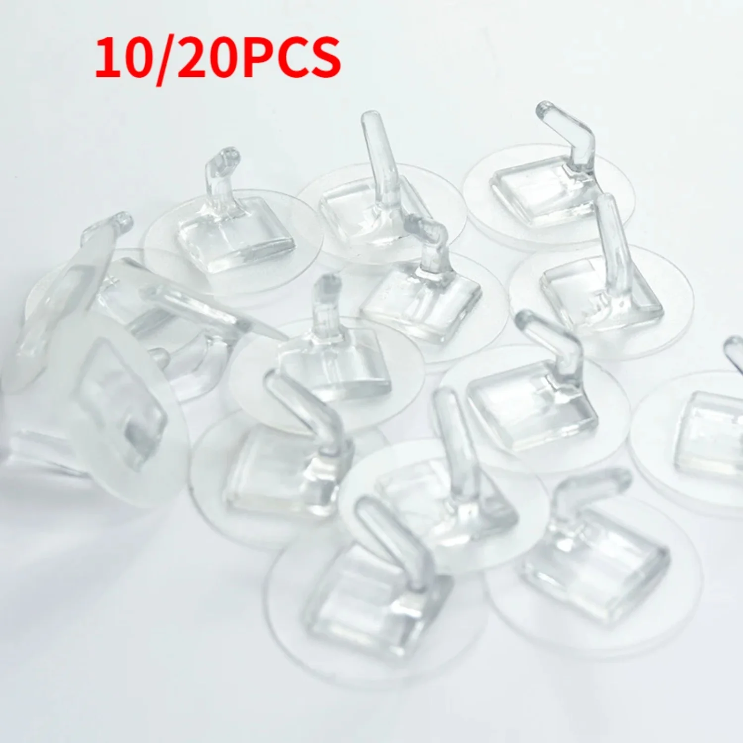 Transparent Plastic Wall Hanging , Bathroom And Office Traceless Scratch-free Waterproof Adhesive