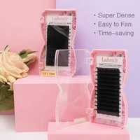 Lashonly Easy Fan volume Lashes fast fanning Bloom Eyelash Extension Self-Making Fans wholesale Fast Fan Lashes 2