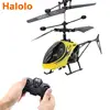 RC Helicopter Drone With Light Electric Flying Toy Radio Remote Control Aircraft Indoor Outdoor Game Model Gift Toy For Children 1