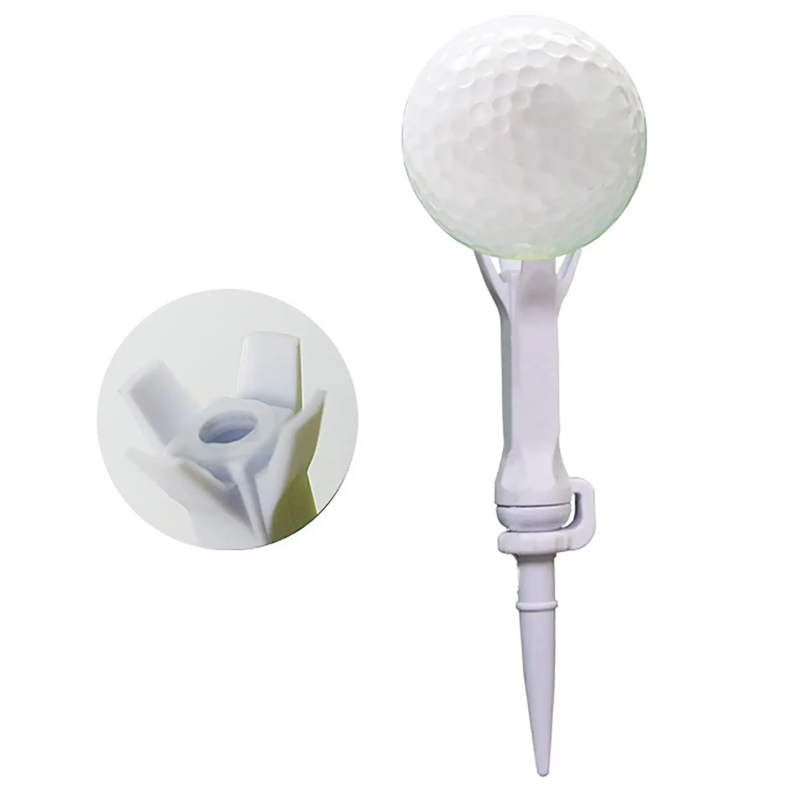 4X Professional Golf Tee 4 Prongs Claw Top Plastic 3''Long Golf Training Aids