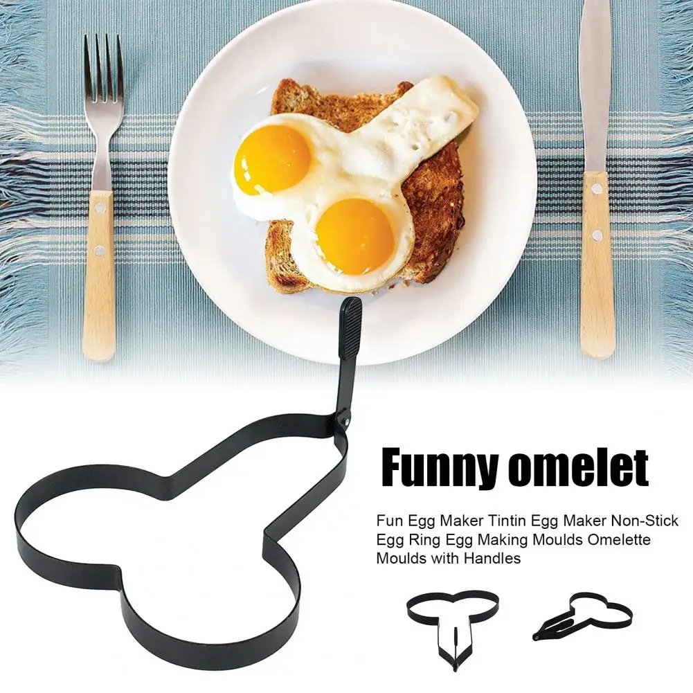 

Многоразовая Полезная креативная забавная форма для изготовления яиц, металлическая Гибкая форма для завтрака на День святого Валентина