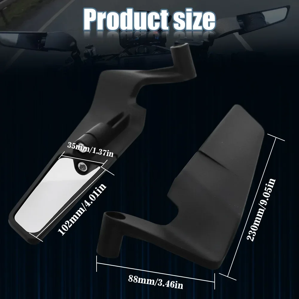 YAMAHA MT 07 MT07 MT 09 MT09 SP 10 MT10 SP Motorcycle Mirrors Stealth Winglets Mirror Kits Adjustable Mirrors Motorcycle motorcycle mirror motorcycle mirrors