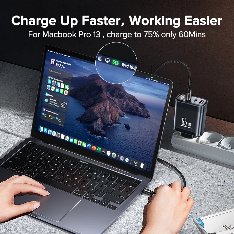 Tuodes 65w GaN Charger PPS PD USB Type C Fast thumbnail 10