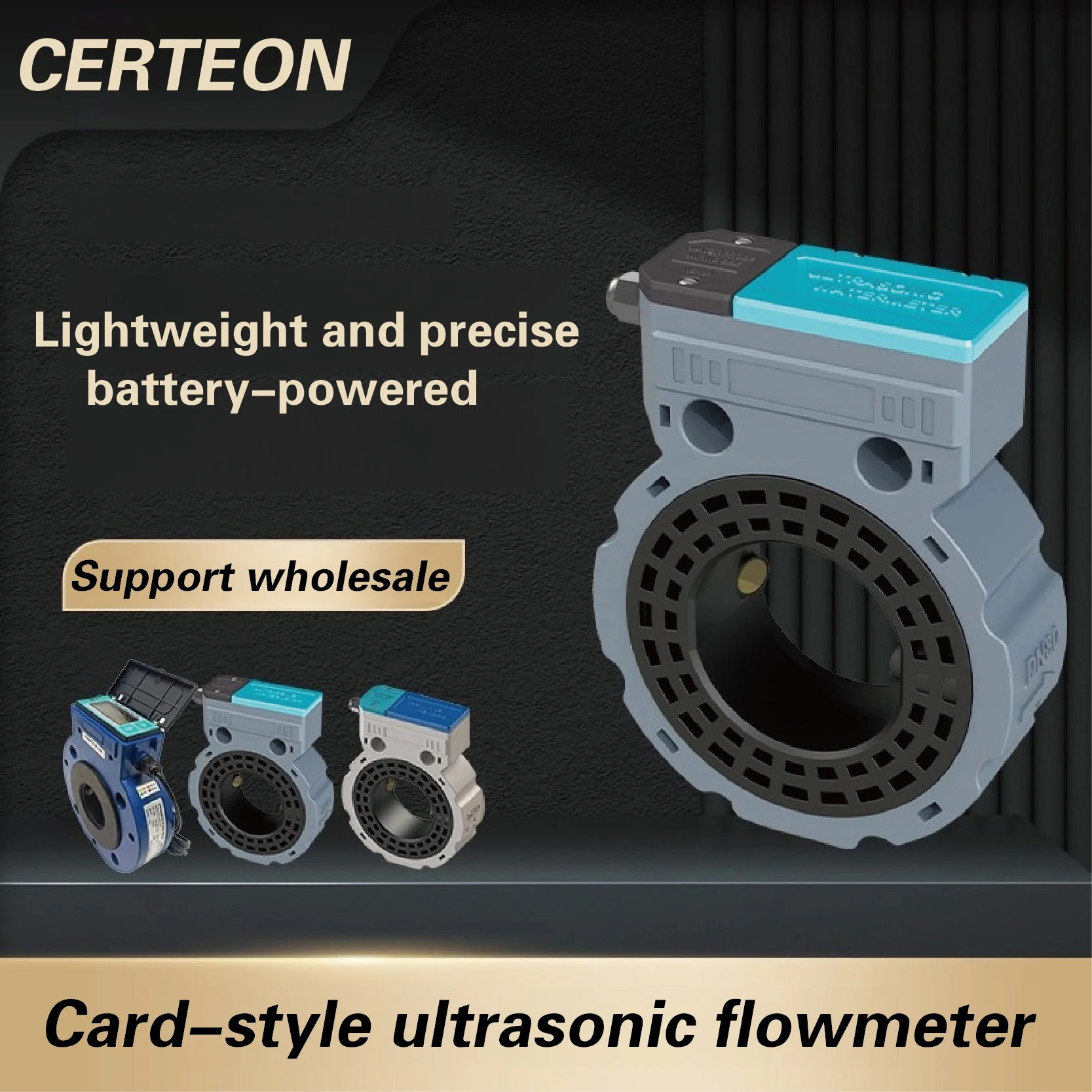 Ultrasonic Water Meter ASW-1-K DN50 DN65 DN80 DN100 Smart Digital Flow Meter Battery Powered IP68 Waterproof Remote Monitoring flow meter water flow meter turbine flow meter digital turbine flow meter